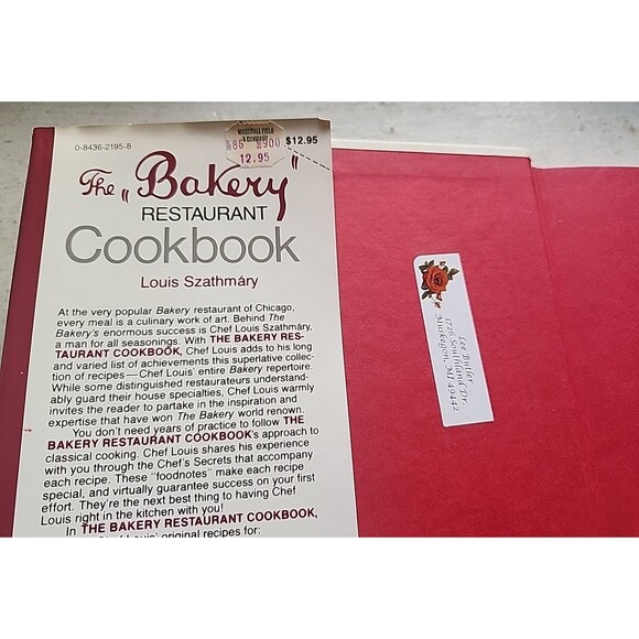 The Bakery Restaurant Cookbook Signed Louis Szathmary 1981 HCDJ First Ed & Print - Picture 8 of 16